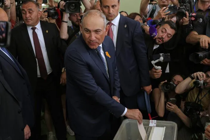 Armenians vote in general election watched closely by Russia and the West