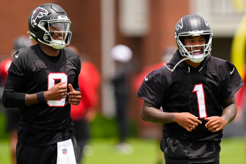 Falcons QB Michael Penix progressing on schedule in ACL rehab