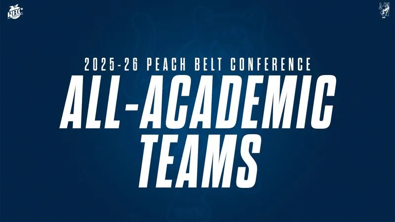 Cougars earn 71 Peach Belt All-Academic Team selections
