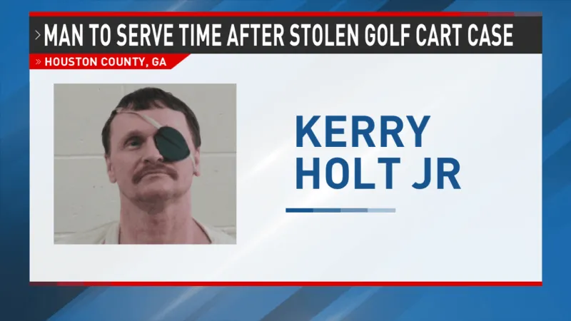 Warner Robins man gets 18 years in prison in stolen golf cart, meth, gun case