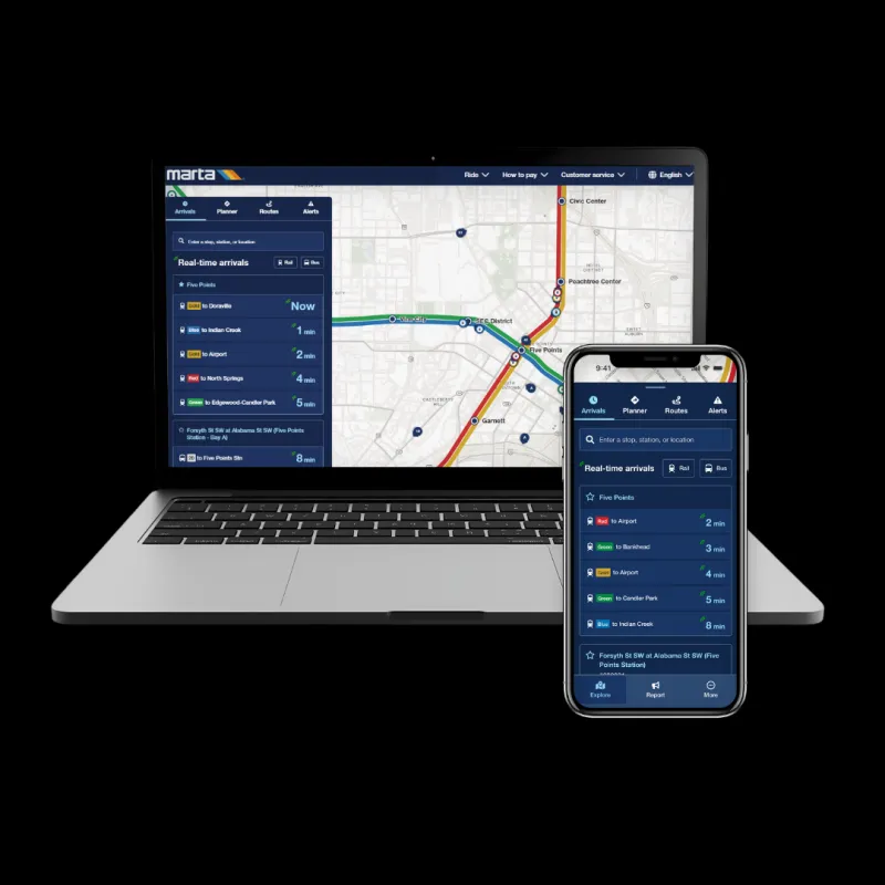New MARTA app provides real-time transit information, trip planning, and safety reporting