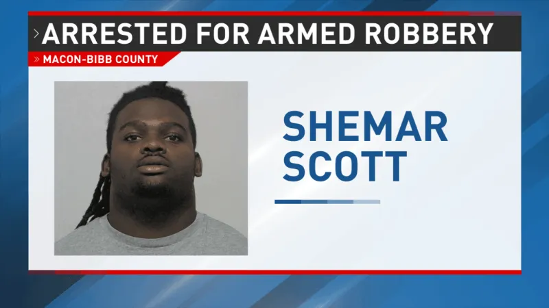 Man arrested for stealing $1,000 speakers during armed robbery in west Macon