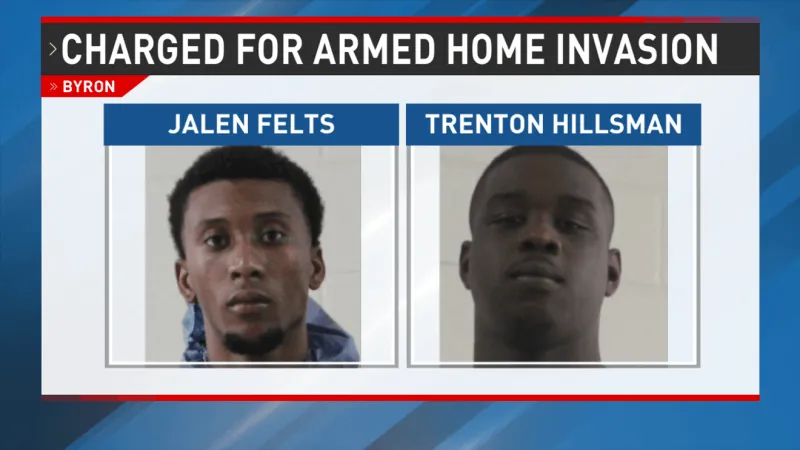 2 men on house arrest after fighting women, threatening toddler during Byron home invasion