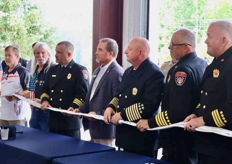 White County opens Fire Station 9 with hose uncoupling ceremony, dispatch call marking activation