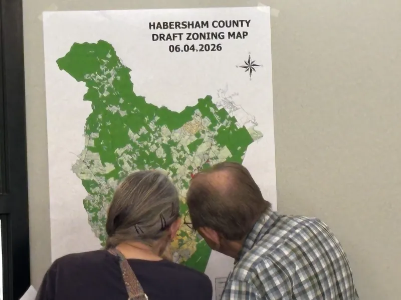 Habersham residents inquire about proposed zoning changes at open house