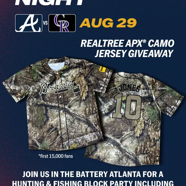 Realtree and Georgia DNR Team Up with the Atlanta Braves for Year Two of "Hunting & Fishing Night" at Truist Park