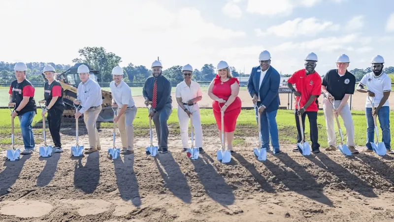 Baldwin County schools break ground on Oak Hill Middle athletic complex, done fall 2026