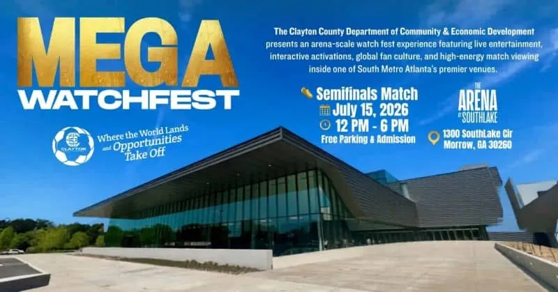 Mega Watchfest inside The Arena at Southlake on July 15th for the World Cup semi-finals