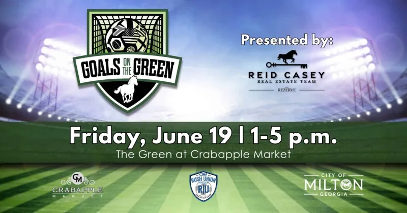 Goals on the Green is Milton's soccer watch party on June 19th (USA vs. Australia)
