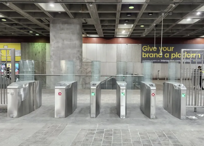 MARTA says faregate vandalism will lead to felony charges, ride ban
