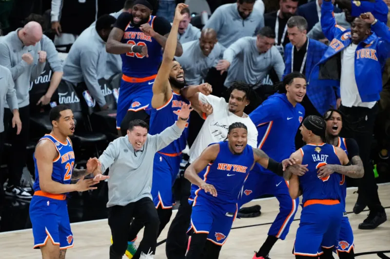 Knicks win first NBA title since 1973 with 94-90 victory over Spurs in Game 5
