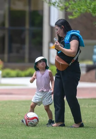 PHOTOS: Explore Gainesville kicks off Welcome Center Day with soccer, sweets and local swag at Roosevelt Square