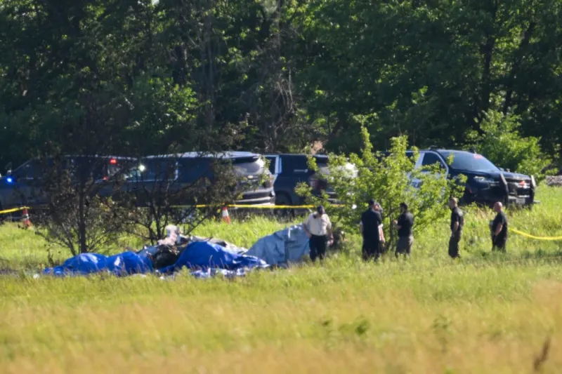 12 dead in crash of plane on skydiving outing in Missouri, authorities say