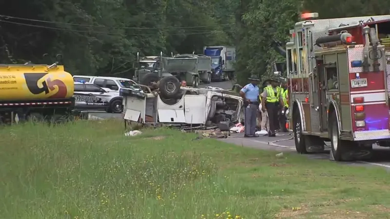 36-year-old man dies after 2 trucks collide on Bass Road in north Macon