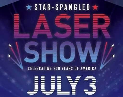 Duluth holds its Star-Spangled Laser Show on Friday, July 3rd