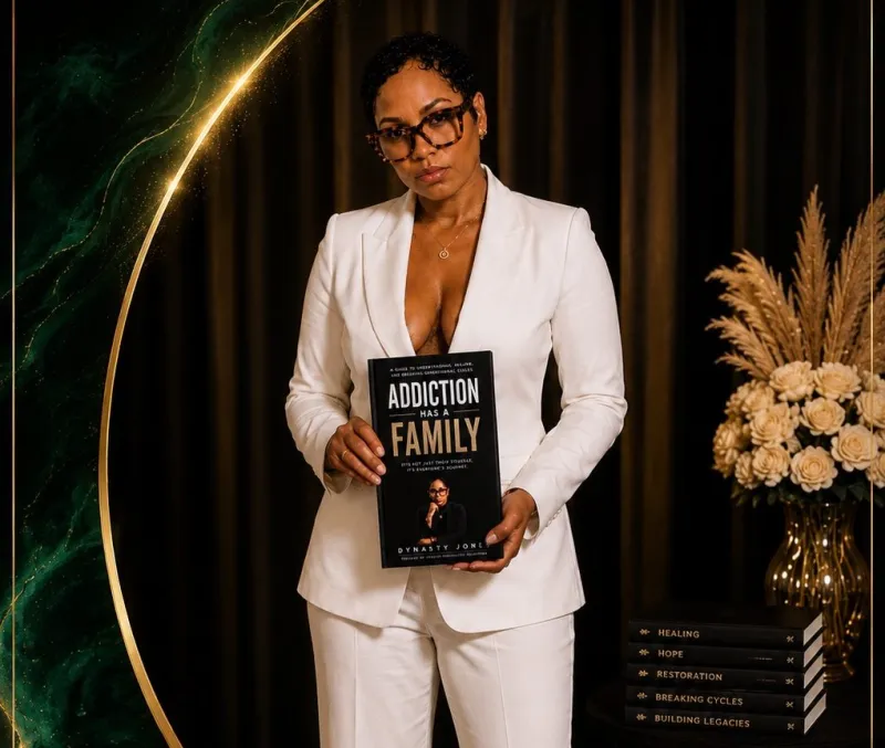 Local Author Dynasty D. Jones Releases Powerful New Book, Addiction Has a Family