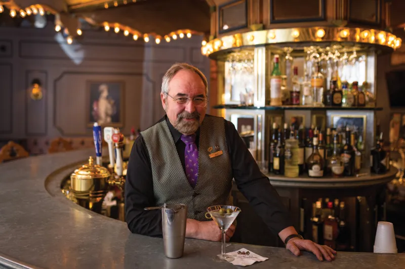 The Carousel Bar's official historian has seen it all at the legendary New Orleans watering hole