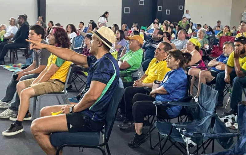 Douglasville Catholics enjoy fellowship at World Cup watch party