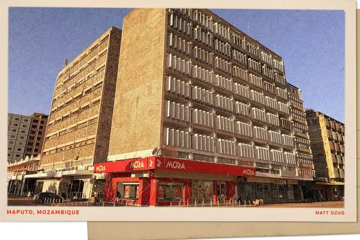 Greetings from Maputo, Mozambique's capital, shaped by a modernist architecture