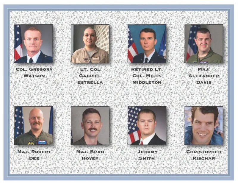 Military officials identify all 8 victims of fiery B-52 crash at California Air Force base