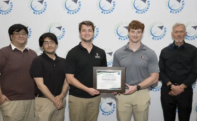 UGA student team wins award in NASA competition