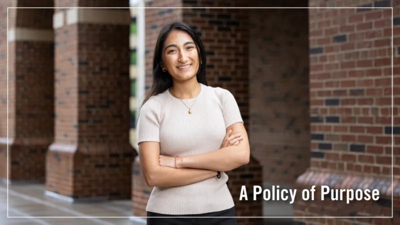 A Policy of Purpose