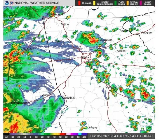 Forsyth County under flood watch as rains from Tropical Storm Arthur reach Georgia
