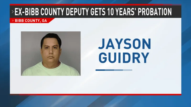 Ex-Bibb Deputy gets 10 years probation with 2-year early termination option