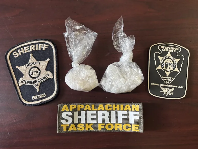Toccoa man charged with meth trafficking after traffic stop