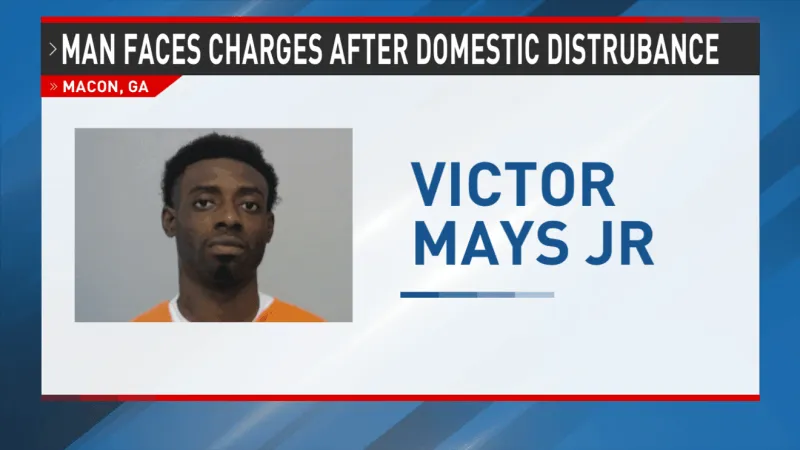 Domestic disturbance with reported firearm on Nussbaum Avenue leads to Macon arrest