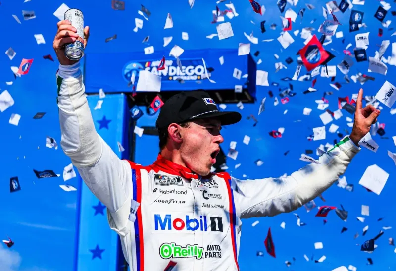 Corey Heim outduels Tyler Reddick for first NASCAR Cup win at inaugural San Diego race