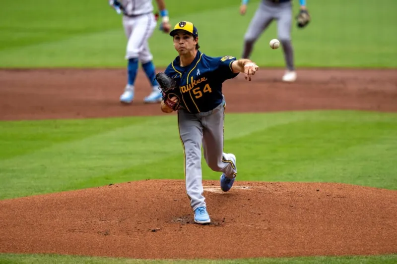 Gasser ends drought in Brewers' 9-4 win over Braves