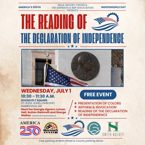 Gainesville event to mark America's 250th with Declaration of Independence reading
