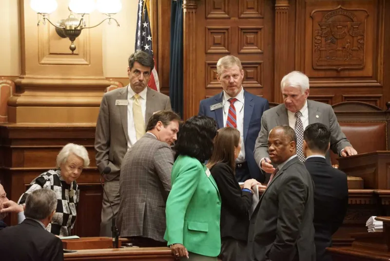 GOP lawmakers save Kemp from rare threat of a veto override