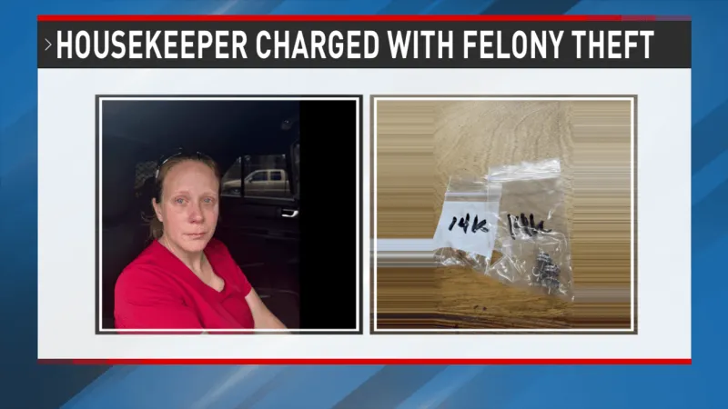Reynolds housekeeper jailed, accused of pawning nearly $5K in stolen jewelry, police say