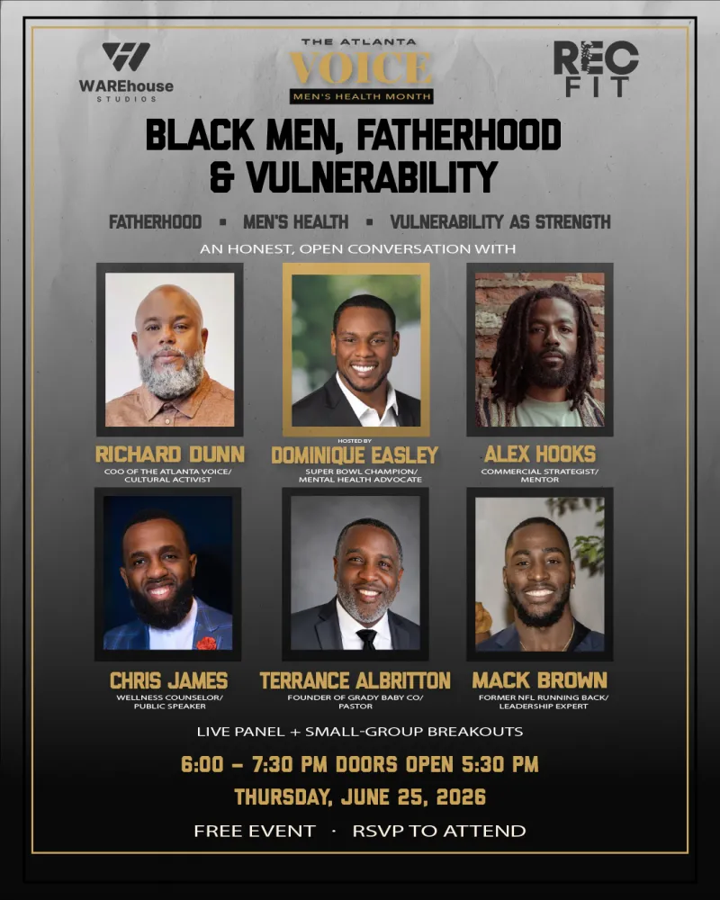 The Atlanta Voice Hosts Men's Health Month Discussion on Fatherhood and Vulnerability