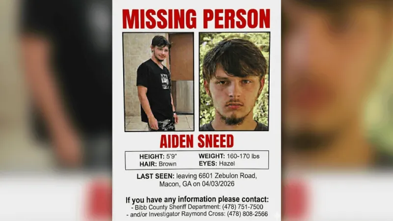 Bibb Sheriff's Office searches for missing 18-year-old not seen since April