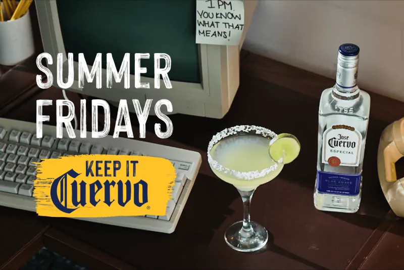 Jose Cuervo invites you to expense your margarita (up to $10) every Friday this summer