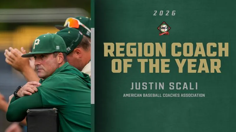 Skipper Justin Scali Named ABCA Region Coach of the Year