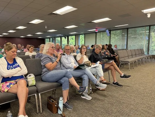 'We've never voted on a location': Hall County chairman says courthouse process got 'out of order' at town hall