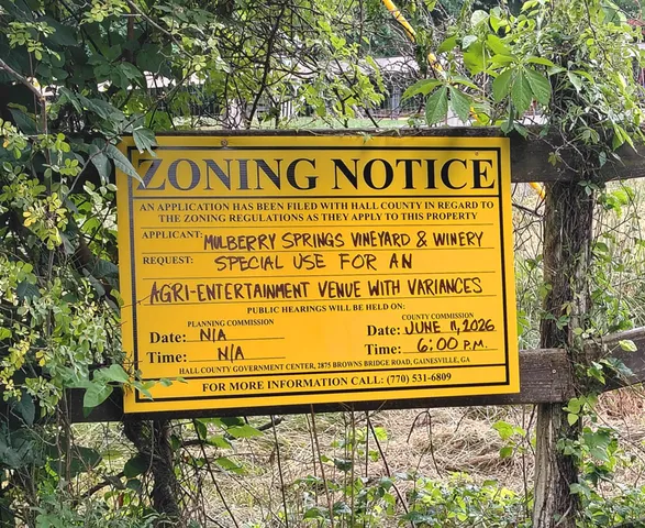 Update: How commissioners voted on South Hall winery's request for events venue
