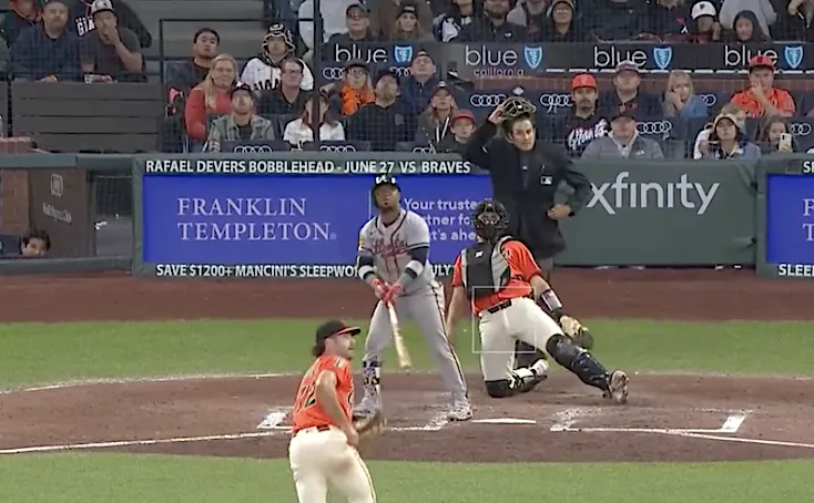 Dubon's 2 hits and 2 runs against former team leads Braves over Giants 3-1