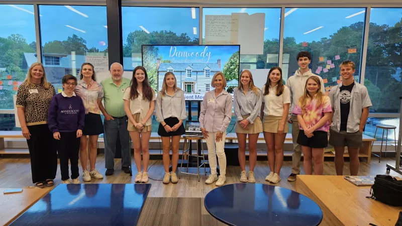 Dunwoody Preservation Trust partners with Mount Vernon School for campaign strategy