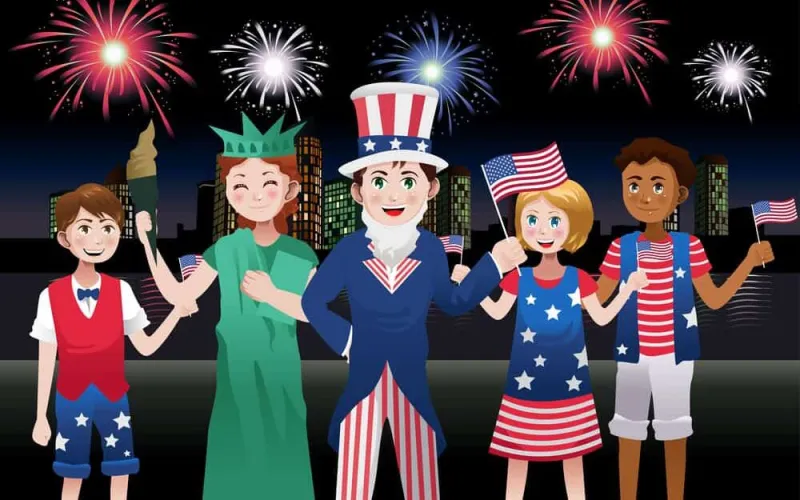 Get decked out and join in Milton's Independence Day Walking Parade, then make a splash in the Foam Pit