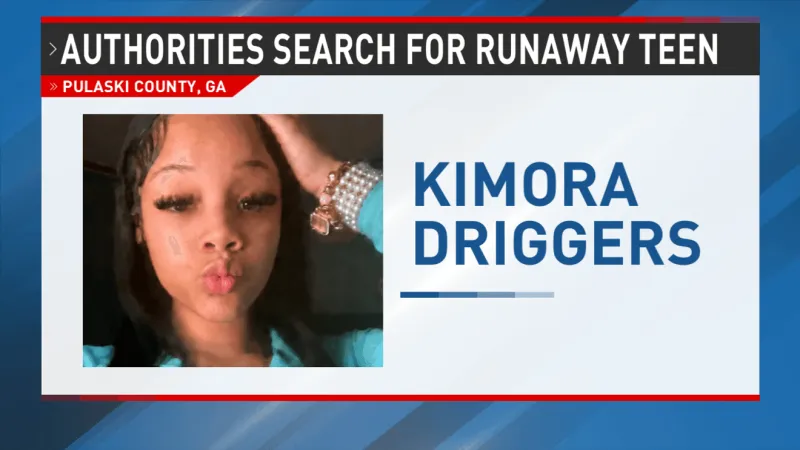 Sheriff's office seeks help in search for runaway Hawkinsville teen