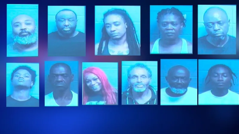 11 jailed after raids seize $106K cash, 10 cars, 10 guns and drugs in Warner Robins case