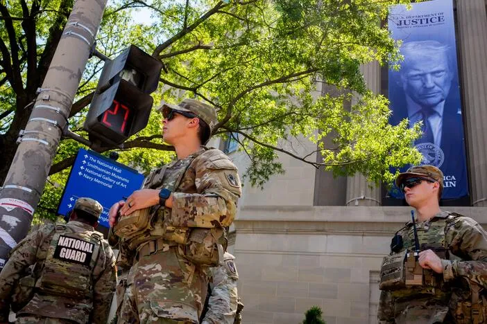 Michigan governor threatens to pull troops from D.C. if used for Trump task force