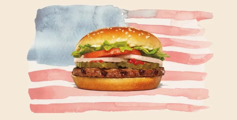 Burger King: Get a Whopper Jr. for just $2.50 on July 4th, to celebrate America's 250th birthday