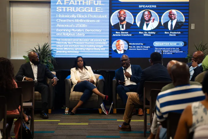 'We are still in the fight of our lives': A Faithful Struggle panel takes place at Ebenezer Baptist Church
