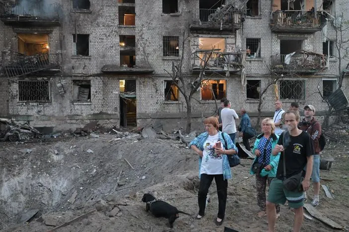 Russian missiles and drones kill 11 and cause damage across Ukraine capital